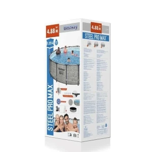 Bestway piscină steel pro max 488х122 cm, 19480 l, cadru metalic, cu pompă de filtrare Thumbnail 9