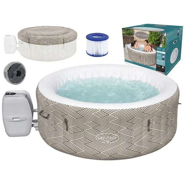 Bestway jacuzzi spa madrid airjet 180x66 см, 669 л, 2-4 человека 3