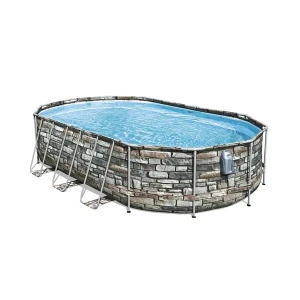 Bestway piscină power steel oval 610х366х122cm, 20241l, carcas metal Thumbnail 23