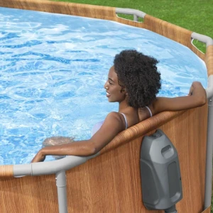 Bestway piscină power steel oval 610х366х122cm, 20241l, carcas metal Thumbnail 11