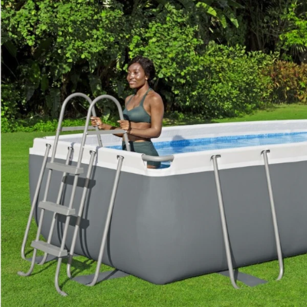 Bestway бассейн power steel 404x201x100cm, 6478л, метал каркас 8