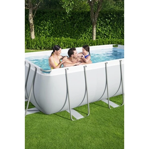 Bestway бассейн power steel 404x201x100cm, 6478л, метал каркас 17