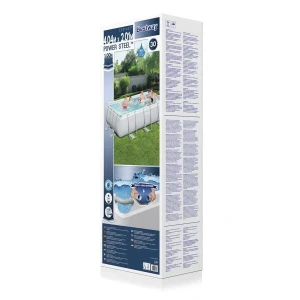 Bestway бассейн power steel 404x201x100cm, 6478л, метал каркас Thumbnail 18