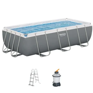 Bestway piscină power steel 404x201x100cm, 6478l, carcas metal
