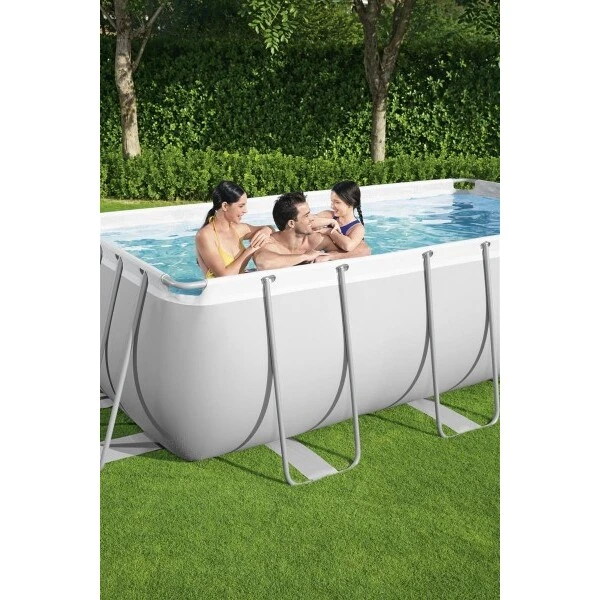 Bestway бассейн power steel 404x201x100cm, 6478л, метал каркас 14