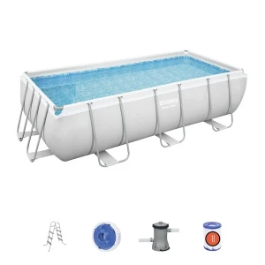 Bestway бассейн power steel 404x201x100cm, 6478л, метал каркас Thumbnail 10