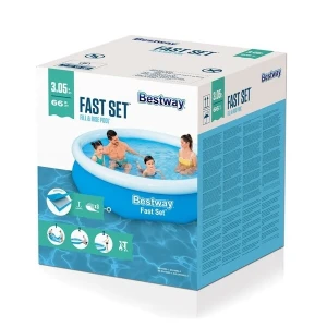 Bestway piscină gonflabilă fast set 305х66 cm, 3800 l Thumbnail 3