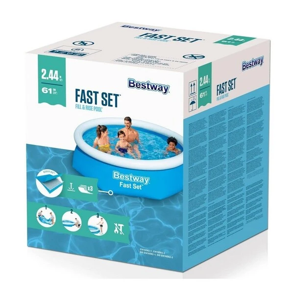 Bestway piscină gonflabilă fast set  244х61 cm, 1880 l 3