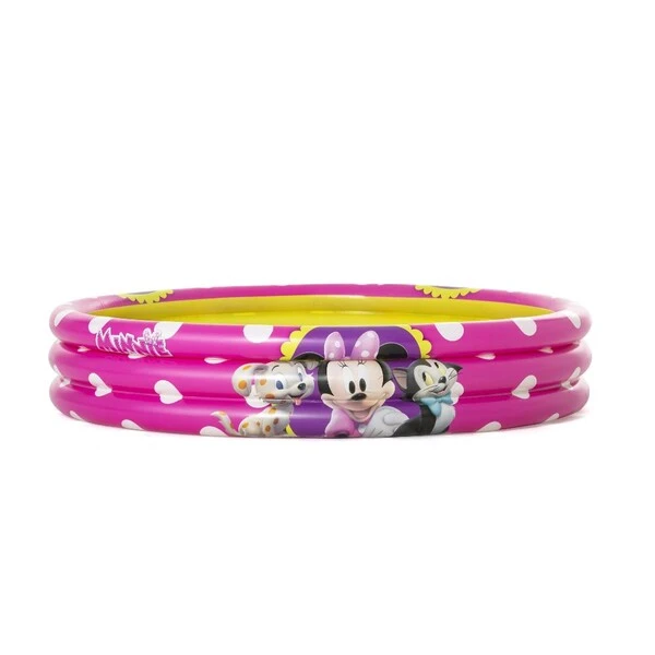 Bestway детский надувной бассейн “minnie mouse” 122х25 см, 140 л, 2+ 3