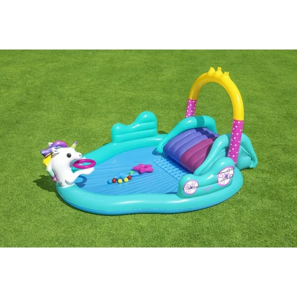 Bestway centrul de joc gonflabil unicorn, 274х198х137cm, 220l, 2+ 5