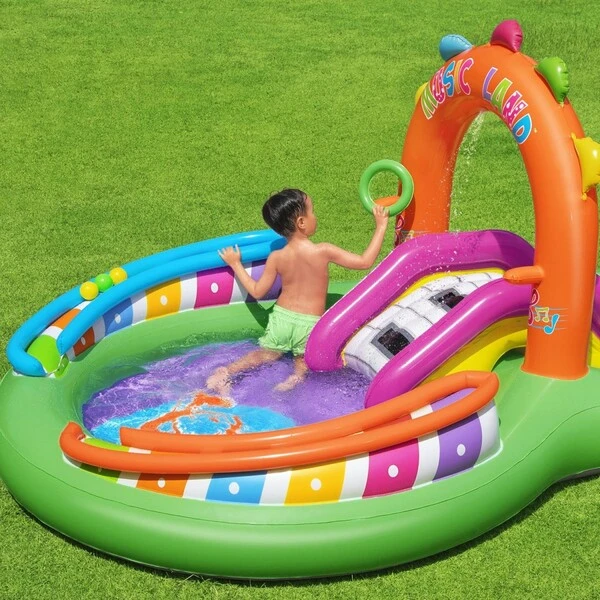 Bestway centrul de joc gonflabil muzical, 295х190х137cm, 349l, 2+ 2