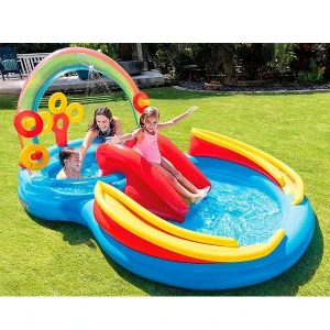 Intex centrul de joacă gonflabil "curcubeu" 297x193x135 cm, 381 l, până la 81 kg, 2+ Thumbnail 2