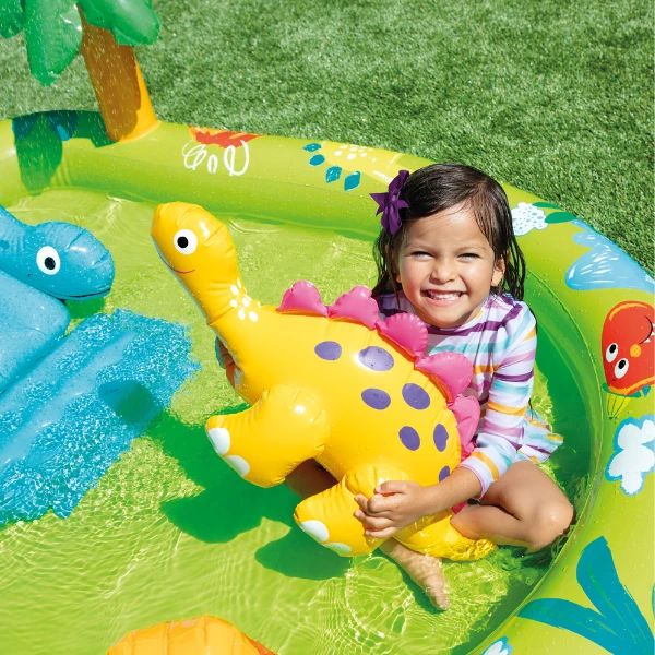 Intex centrul de joacă gonflabil “micul dino" 191x152x58 cm, 143 l, până la 54 kg, 2+ 5