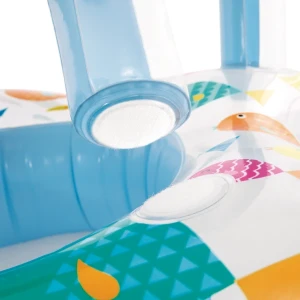 Intex детский надувной круг с вырезами для ног и навесом 81х79 см, до 15кг, 1-2 лет (2 цвета) Thumbnail 5