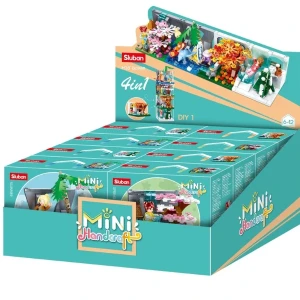 Set de construcție ”anotimpurile anului”, 4 modele, de la 101 pînă la 119 elem.