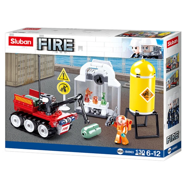 Set de construcție ”exerciții de incendiu”, 130 elem. 6