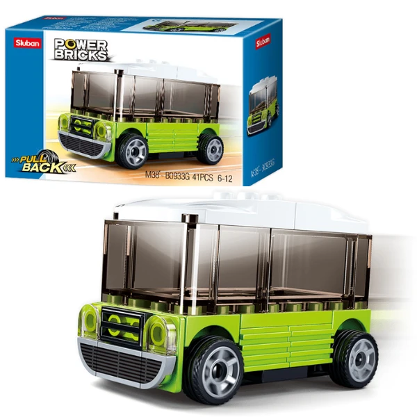 Set de construcție ”transport urban”, cu inerție 8 modele, de la 41 pînă la 57 elem. 7