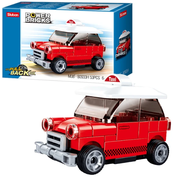 Set de construcție ”transport urban”, cu inerție 8 modele, de la 41 pînă la 57 elem. 10