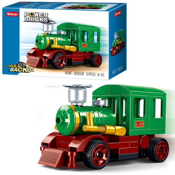 Set de construcție ”transport urban”, cu inerție 8 modele, de la 41 pînă la 57 elem. 16