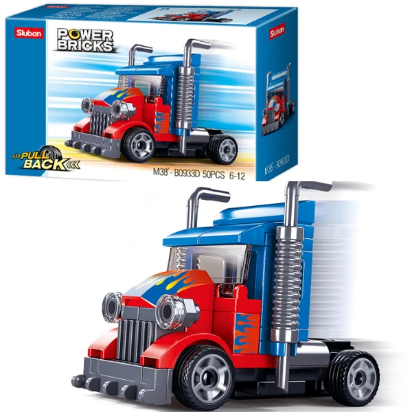 Set de construcție ”transport urban”, cu inerție 8 modele, de la 41 pînă la 57 elem. 14