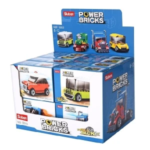Set de construcție ”transport urban”, cu inerție 8 modele, de la 41 pînă la 57 elem. Thumbnail 17