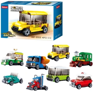 Set de construcție ”transport urban”, cu inerție 8 modele, de la 41 pînă la 57 elem. Thumbnail 3