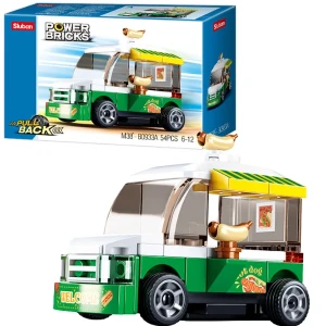 Set de construcție ”transport urban”, cu inerție 8 modele, de la 41 pînă la 57 elem. Thumbnail 11