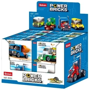 Set de construcție ”transport urban”, cu inerție 8 modele, de la 41 pînă la 57 elem. Thumbnail 2