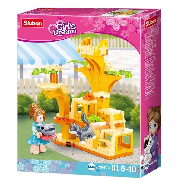 Set de construcție ”parc de distracții pentru animale de companie”, 6 modele, de la 79 pînă la 91 elem. 5