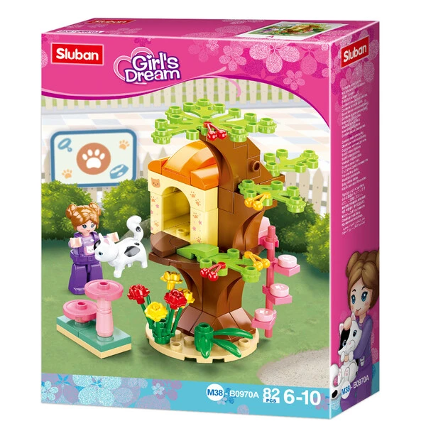Set de construcție ”parc de distracții pentru animale de companie”, 6 modele, de la 79 pînă la 91 elem. 8