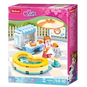 Set de construcție ”parc de distracții pentru animale de companie”, 6 modele, de la 79 pînă la 91 elem. Thumbnail 6