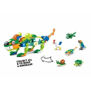 Set-surpriză de construcție ”păsări și reptile”, în ou, de la 36 elem. Thumbnail 3