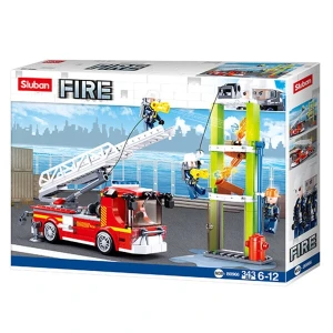 Set de construcție ”mașină de pompieri cu scară”, 343 elem. Thumbnail 5