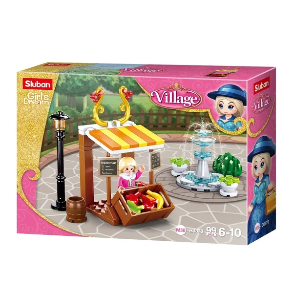 Set de construcție ”magazin de fructe”, 99 elem. 3
