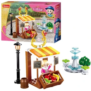 Set de construcție ”magazin de fructe”, 99 elem.