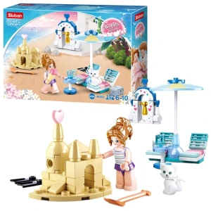 Set de construcție ”plaja din paradis”, 102 elem.