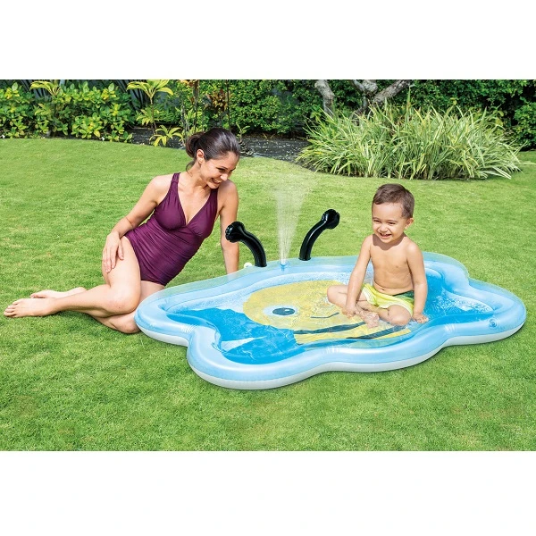 Intex piscină gonflabilă pentru copii cu jet de apă "albinuța" 127x102x28 cm, 59 l, 2+ 2