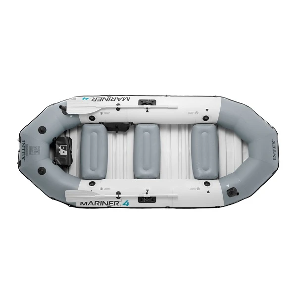Intex надувная лодка “mariner 4” с веслами и насосом, 328x145x48 см, до 500 кг 11