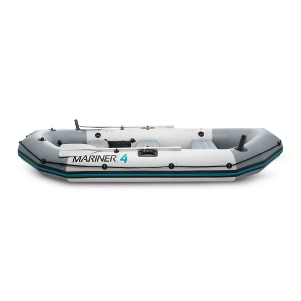 Intex надувная лодка “mariner 4” с веслами и насосом, 328x145x48 см, до 500 кг 10
