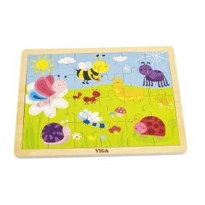 Puzzle din lemn "parcul de distracții"  24 elem.
