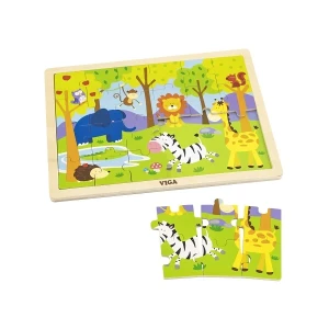 Puzzle din lemn "animăluțe" 24 elem. Thumbnail 3