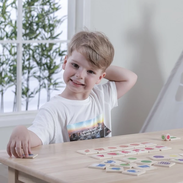 Joc logic de puzzle  „învățăm culorile” 13