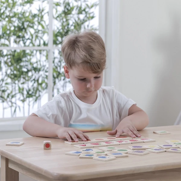 Joc logic de puzzle  „învățăm culorile” 12