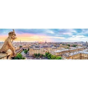 Пазл 1000 panorama - вид с собора notre-dame de paris Thumbnail 2