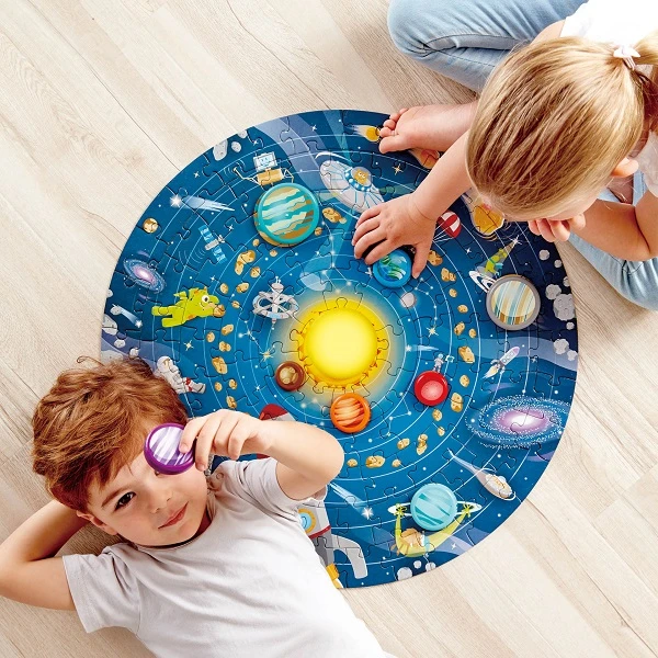 Puzzle "sistemul solar", 102 elem. 4