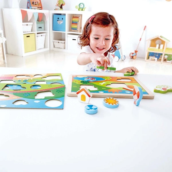 Puzzle cîmpul însorit (3 în 1) 5
