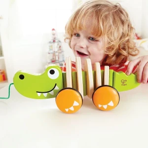 Jucărie de tras cu șiret "crocodil" Thumbnail 6