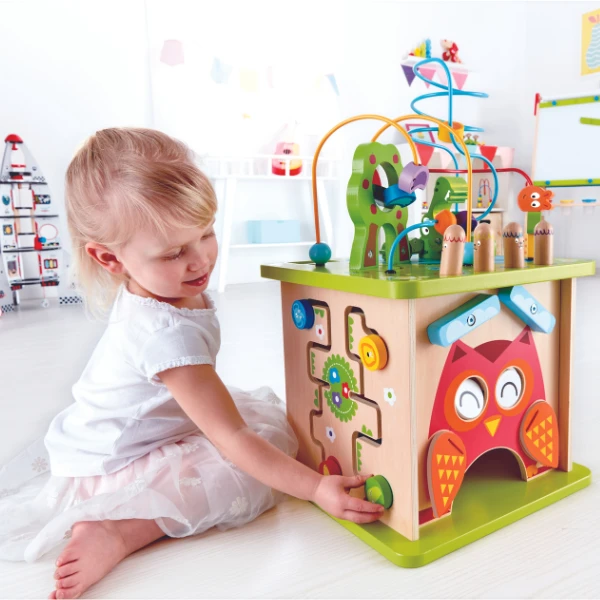 Cub montessori din lemn „aventuri în safari” 8