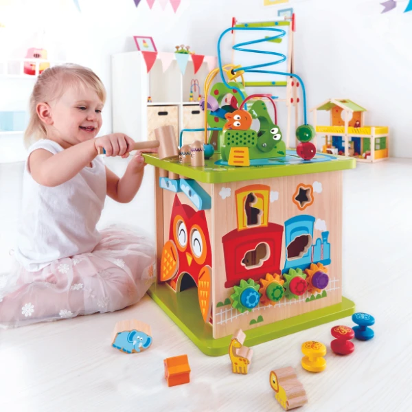 Cub montessori din lemn „aventuri în safari” 6