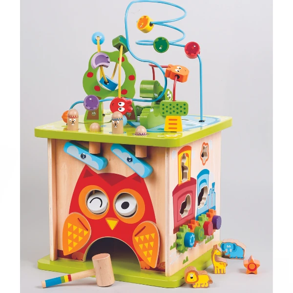Cub montessori din lemn „aventuri în safari” 4